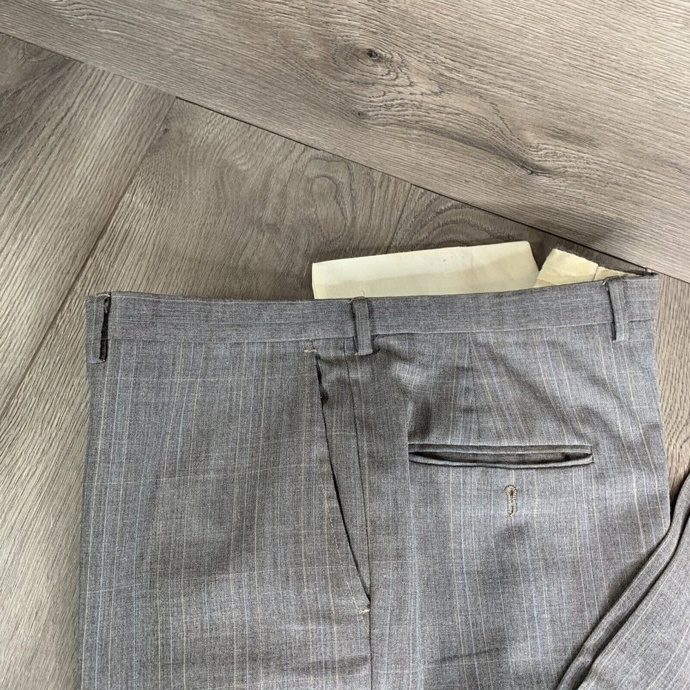 Botany 500 Joslins Mens 2 piece Suit Rose Grey w/Pinstripes See Desc for Measure - Picture 13 of 16